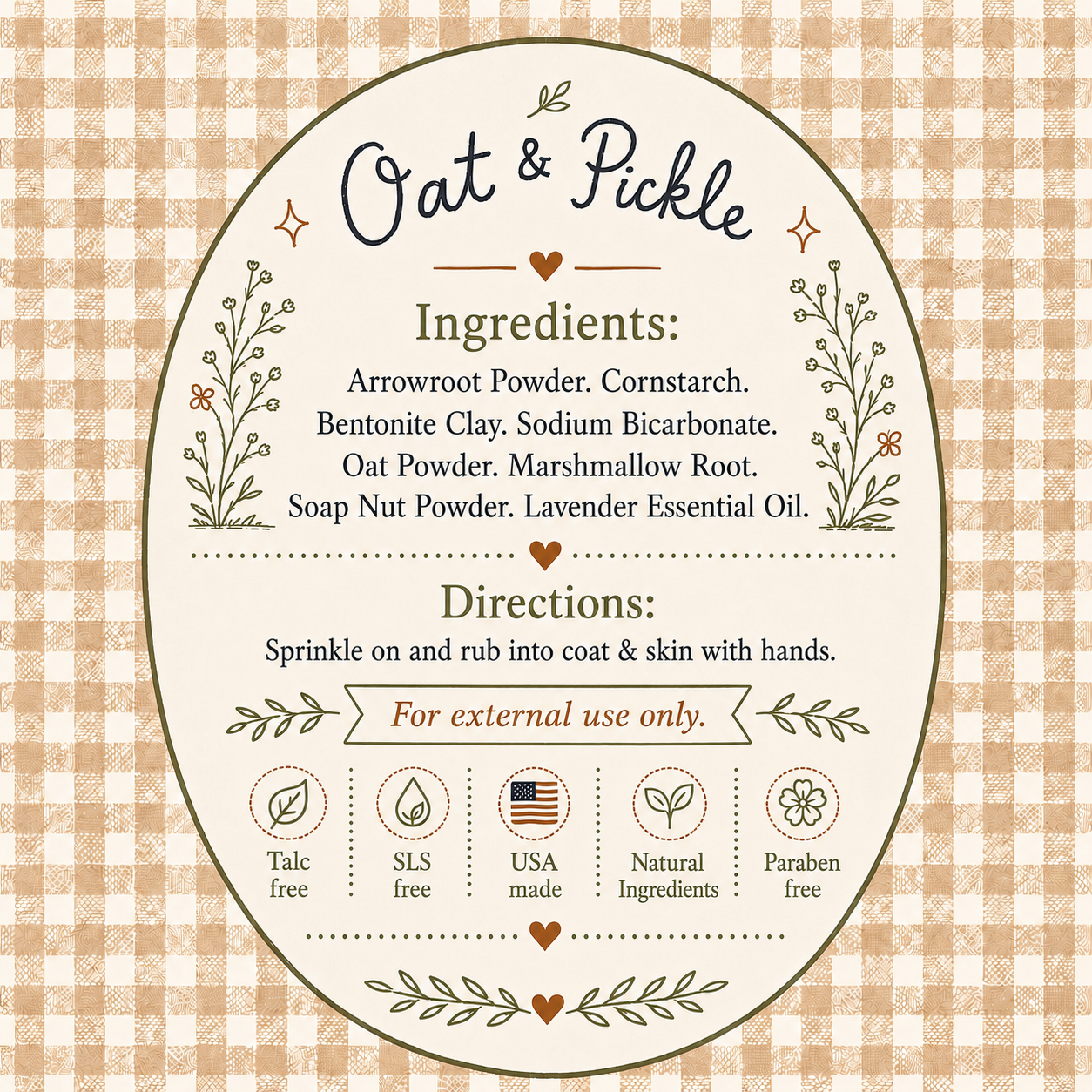 Oat So Lovely Anti-Itch Oatmeal Powder for Dogs & Cats